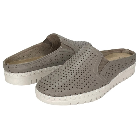 Bella Vita Refresh Taupe Leather Comfort Womens Mules Size 6M - Picture 10 of 12